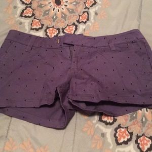 Blue/purple seed shorts